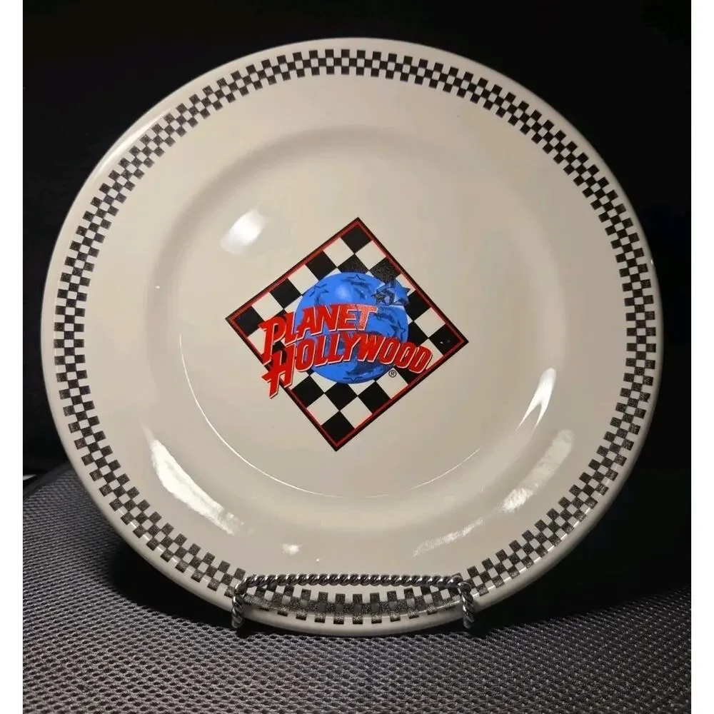 Vntg Planet Hollywood Dinner Plate